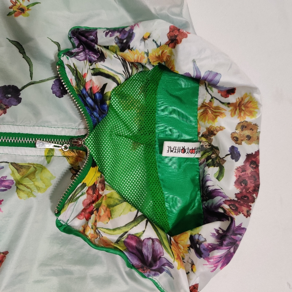 Multicolor Floral Wind Breaker - Picture 6 of 10